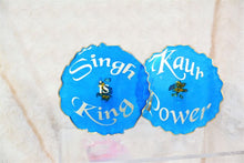 Load image into Gallery viewer, Kaur Power and Singh is King Coasters - Perfect for Decor (Set of 2)
