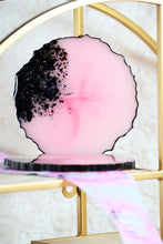 Load image into Gallery viewer, Pink and Black Marble Coasters - Perfect for Barware or Decor (Set of 2)
