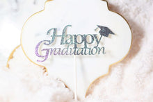 Load image into Gallery viewer, Happy Graduation Cupcake Topper, Graduation Celebration - Set of 12
