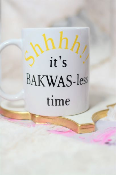 Shhhh! It's Bakwas-Less time Mugs, Punjabi / Indian Phrases Active