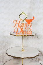 Load image into Gallery viewer, Happy Diwali Cupcake Topper, Deepavali or Diwali Celebration - set of 12
