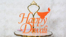 Load image into Gallery viewer, Happy Diwali Cake Topper, Deepavali and Diwali Celebration - 1 piece
