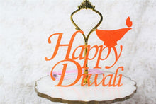 Load image into Gallery viewer, Happy Diwali Cupcake Topper, Deepavali or Diwali Celebration - set of 12
