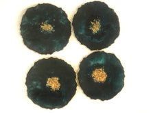 Load image into Gallery viewer, Deep Jade Coasters - Perfect for Barware or Decor (Set of 2)
