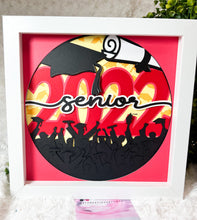 Load image into Gallery viewer, Graduation 3D ShadowBox | High School Graduation Gift | College Acceptance Gift
