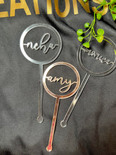 Load image into Gallery viewer, Acrylic Cocktail Mixers | Stirrers | Personalized
