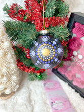 Load image into Gallery viewer, Christmas Tree Ornament - Mandala inspired - Violet
