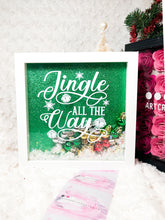 Load image into Gallery viewer, Jingle Bells ShadowBox | Holiday Themed Decor
