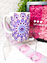 Load image into Gallery viewer, Mandala Hand Painted Mug (Shade of Purple)
