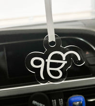 Load image into Gallery viewer, Religious Car Accessories | Ik Onkar | OM | Khanda | hanging rear view ornaments or key charms
