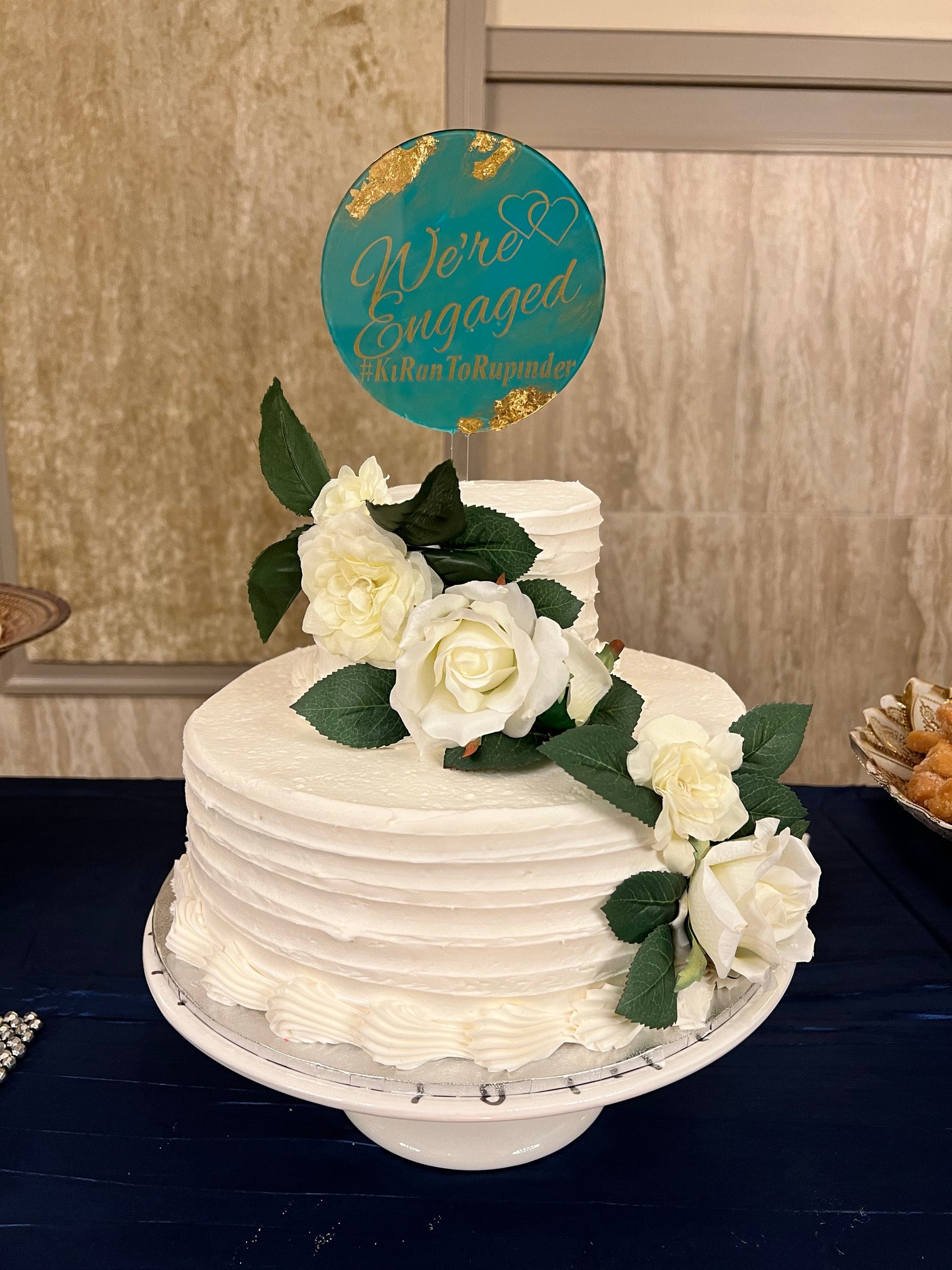 Large Round Acrylic Cake Topper, Events Birthday Celebrations