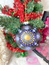 Load image into Gallery viewer, Christmas Tree Ornament - Mandala inspired - Violet
