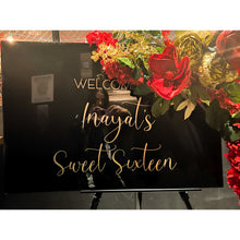 Load image into Gallery viewer, Personalized Welcome Sign - Perfect for Engagements, Wedding, Anniversaries, Birthdays, Graduations
