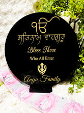 Load image into Gallery viewer, Gold engraved Black Welcome Signs
