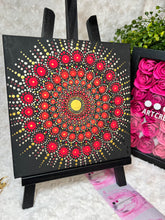 Load image into Gallery viewer, Mandala Hand Painted Canvas | Wall art (Shades Of Red)
